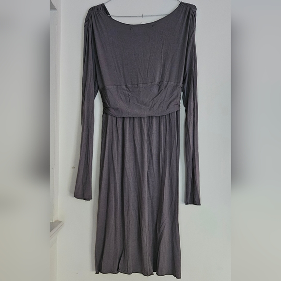 NEW!Max Studio Women Viscose Stretch V-Neck Waist Strap Fit & Flare Dress Size M - Picture 2 of 10